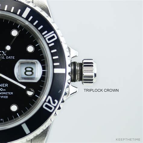 Rolex triplock crown